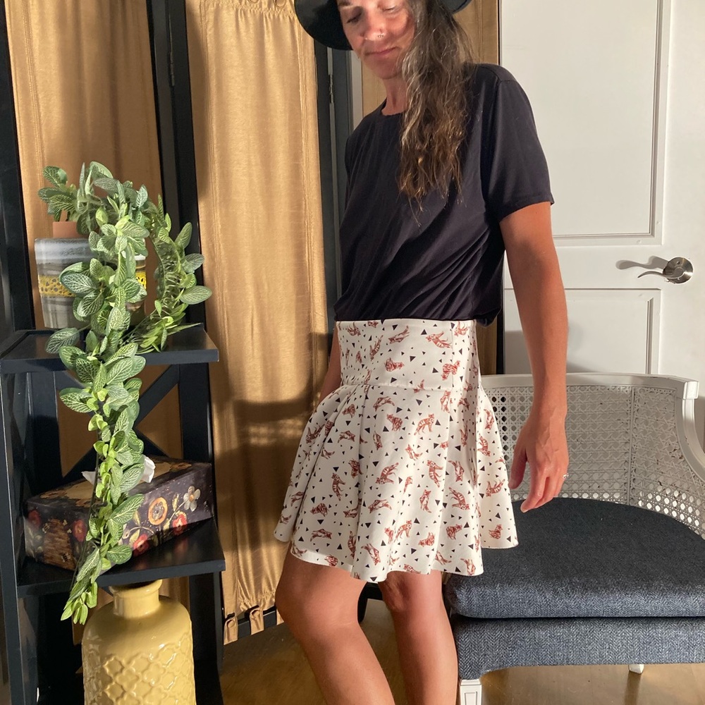 Cool Skirt with Fox Design